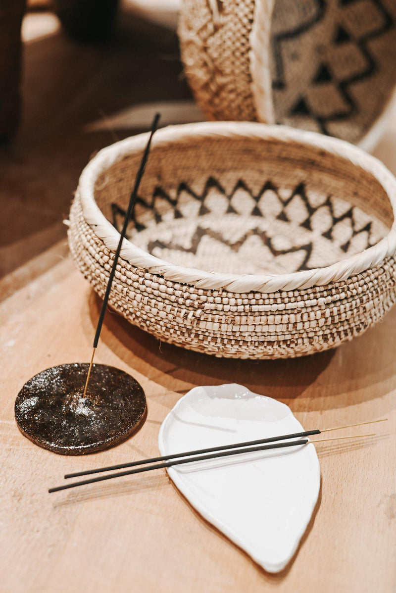 Ceramic Incense holder with Patchouli Incense - Mahogany-Good Tidings