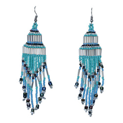 Encuentro Beaded Boho Earrings - Turquoise Water-Earrings-Good Tidings