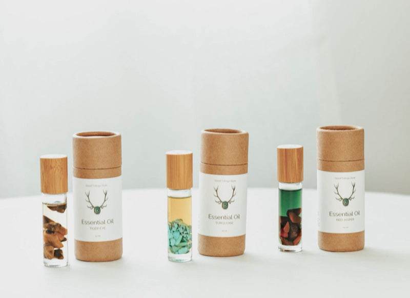 Sanctuary Essential Oil Infused Crystal Roll-Ons: Set Of 3-Essential Oils-Good Tidings