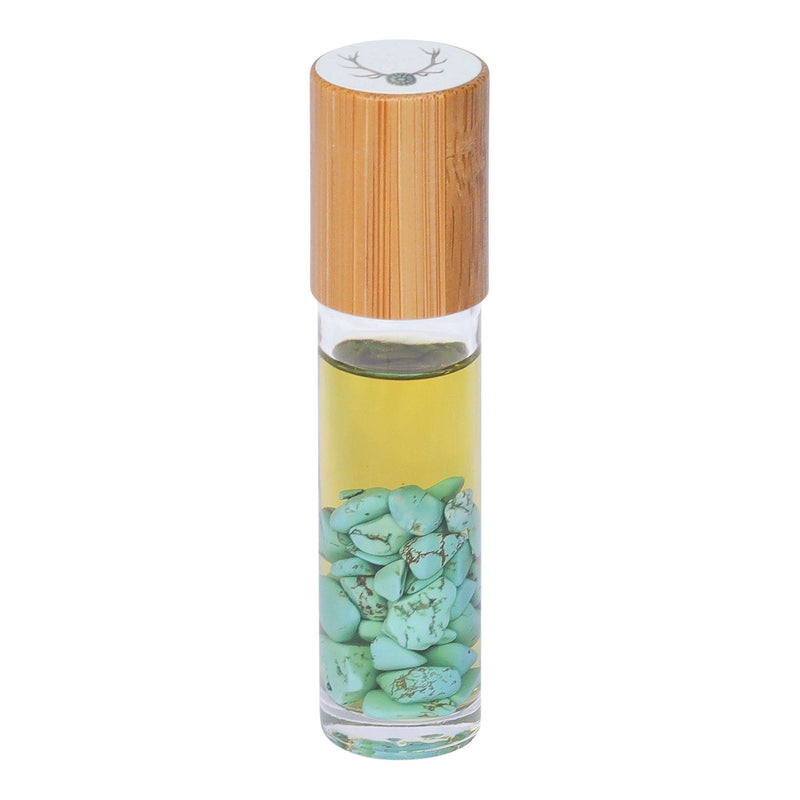 Sanctuary Essential Oil Infused Crystal Roll-Ons: Turquoise-Essential Oils-Good Tidings