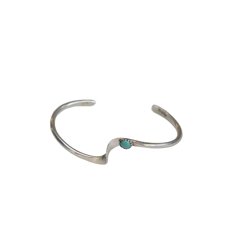 Turquoise Spirit Cuff on White Background
