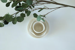 Ceramic 3-piece Set - White-Ceramics-Good Tidings