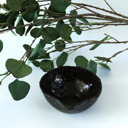 Ceramic Bowl with Spout - Mahogany-Good Tidings