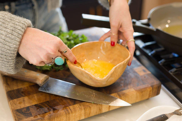 Ceramic Bowl with Spout and Measurement Table - Earth - Good Tidings x Clean Modern Mayhem