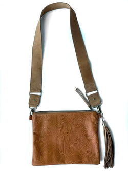 Charro Western Crossbody Bag Earth-Apparel & Accessories-Good Tidings