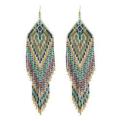 Goddess Beaded Earrings-Earrings-Good Tidings