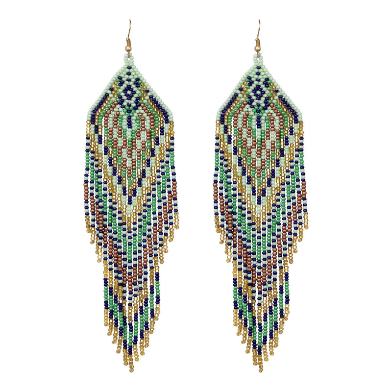 Goddess Beaded Earrings-Earrings-Good Tidings