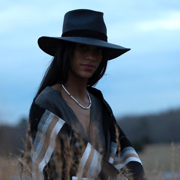 Green Turquoise, Bone and Sterling Silver Necklace-Necklace-Good Tidings