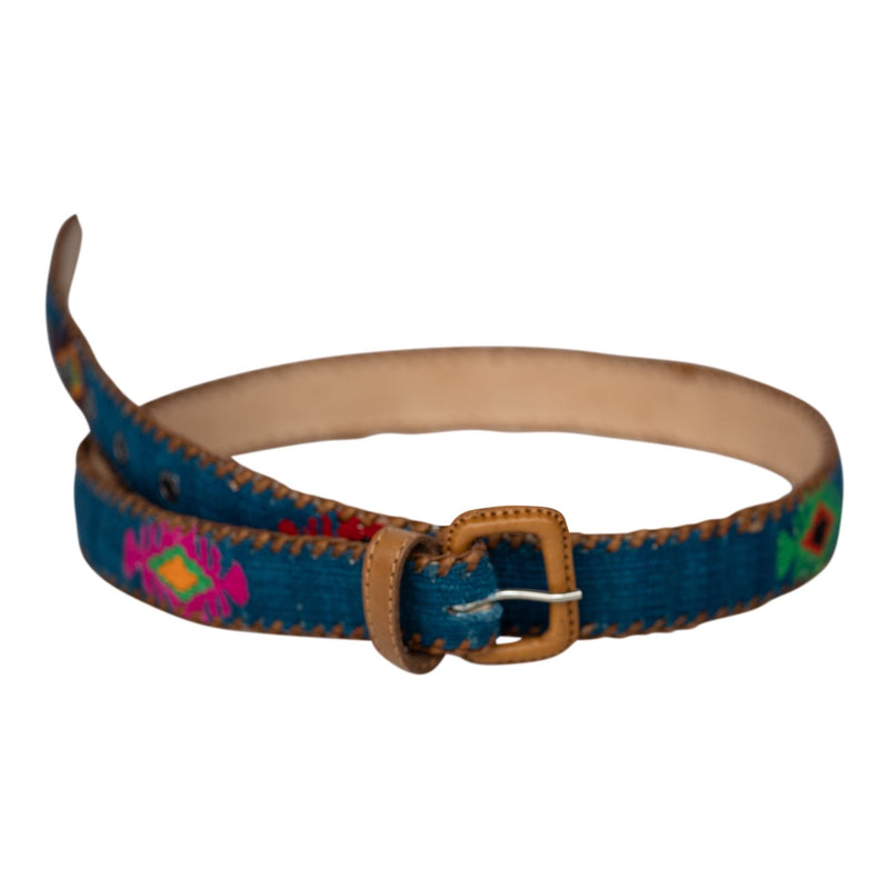 San Miguel De Allende Belt - Ocean Blue-Belts-Good Tidings