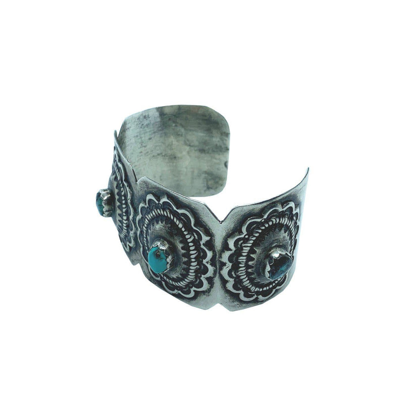 Tererro Turquoise and Sterling silver bracelet-Bracelet-Good Tidings