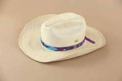 Thunderbird Hat Beaded Head Band - Purple/Blue-Hat-Good Tidings