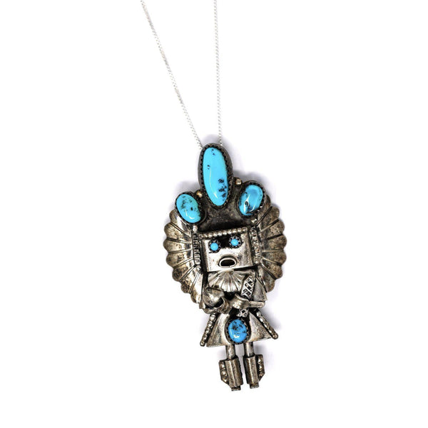 Vintage Navajo Pendant Necklace-Necklace-Good Tidings